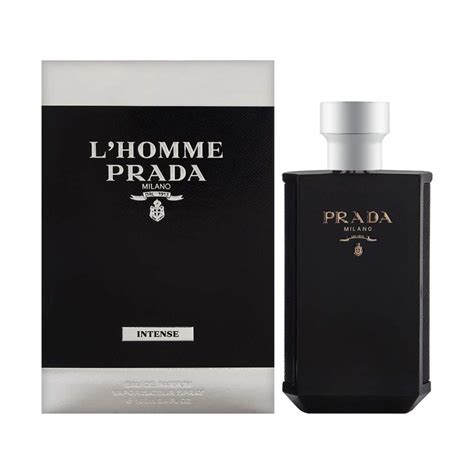 prada l homme intense eau de parfum 3.4 fl oz|Prada l'homme intense for man.